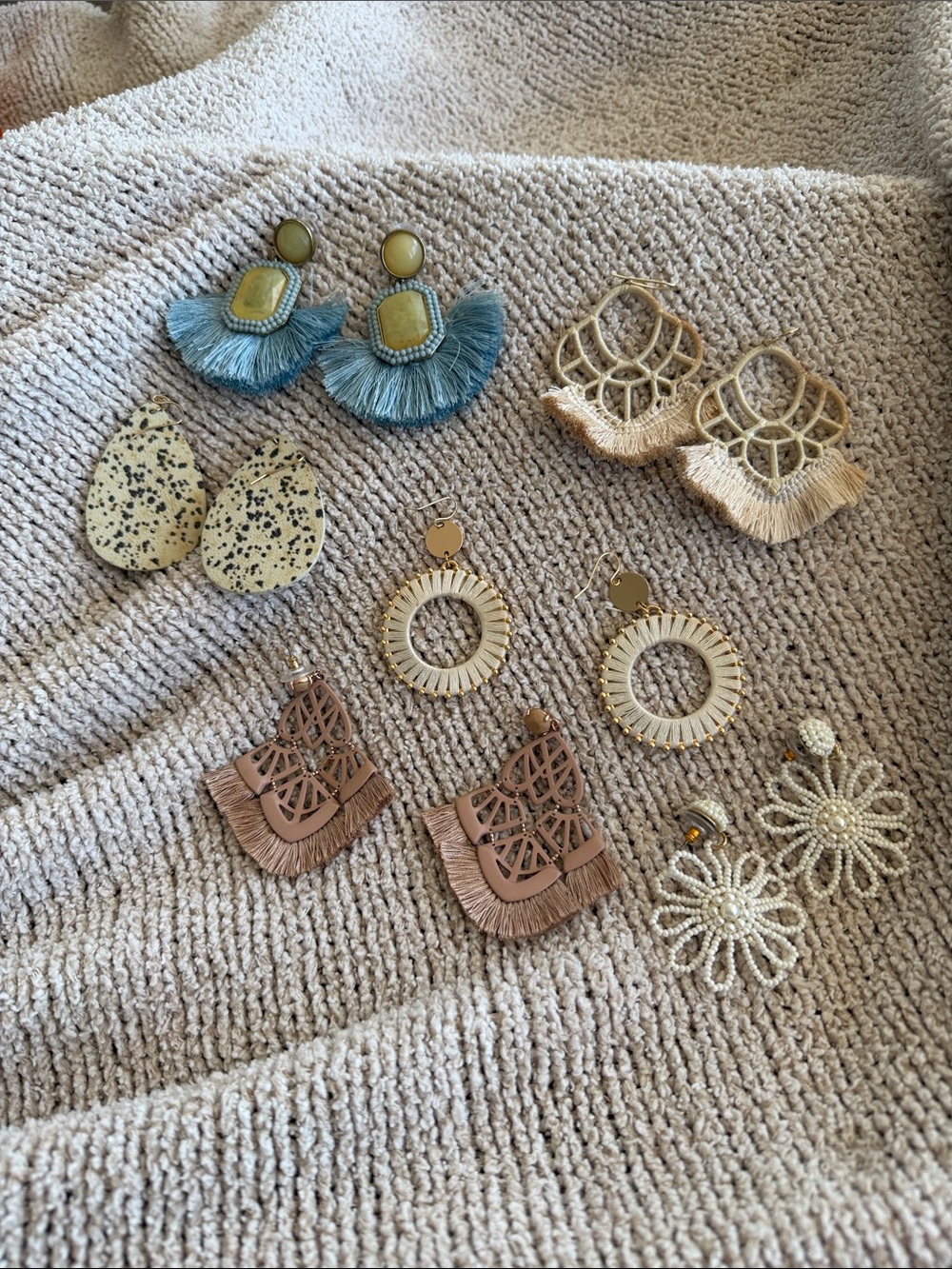 Mixed brand lot of statement earrings (Stella & Dot, Sugarfix, Kinsley Armelle)